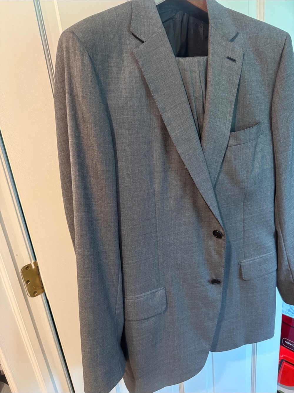 Brioni Light Gray Two-Button Wool Suit Jacket